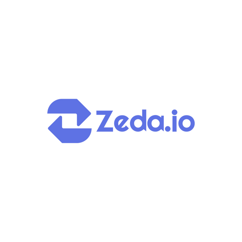 Zeda logo. Devzery, a leading provider of cutting-edge software testing solutions and comprehensive QA (Quality Assurance) services, ensures Zeda.io software's stability and functionality.